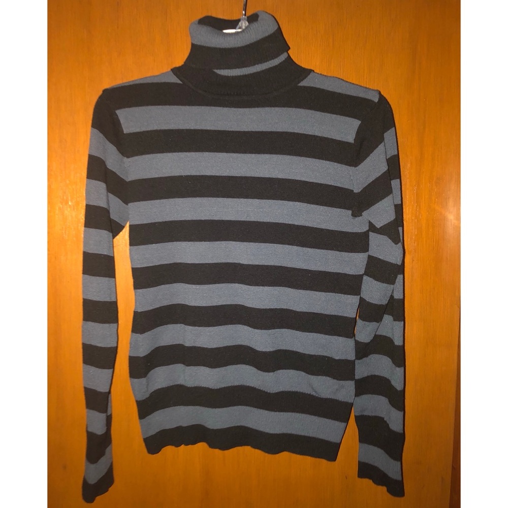 H&M Striped Turtleneck
